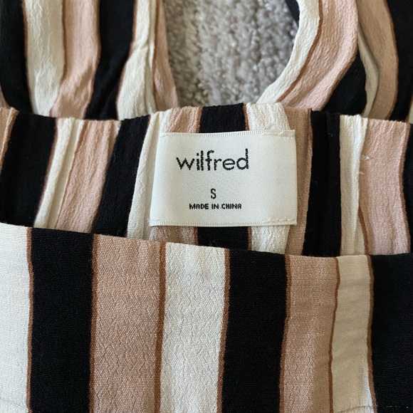 Aritzia WILFRED Striped Faun Pant - Picture 4 of 6